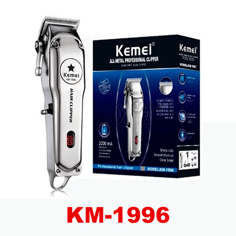 Cortador de cabelo Kemei KM-1996 prata 110V/240V