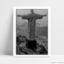 Ver imagem 1 de Quadro Decorativo Monumento Rio de janeiro - Branco - 15x21cm