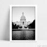 Quadro Decorativo Monumento Washington - Branco - 20x30cm - 1