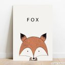Ver imagem 1 de Placa Decorativa Escandinavo Fox - 40x60cm