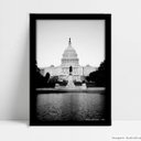 Ver imagem 1 de Quadro Decorativo Monumento Washington - Preto - 20x30cm