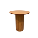 Ver imagem 1 de Mesa Lateral Cilíndrica 51cm Freijó Modelar Art Moveis