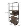 Mesa com Estante Alta sem Armário - Euro Shelf - 172,5ax170lx36p 711780 - 6