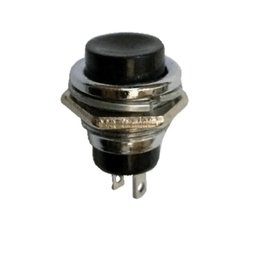Chave Push Button Ds212 2 Terminais - Preta Emb 20 Pçs - 2