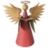 Anjo Simples de Metal Colorido P/ Decoração Temática Natalina Libertas Rosas Artesanato Anjo Orquest - 6