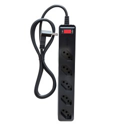 Filtro de Linha Dps com Tecnologia Lcf Iclamper Energia 5 Tomadas - Preto Preto - 1 Filtro de Linha Dps com Tecnologia Lcf Iclamper Energia 5 Tomadas - Preto Preto - 1