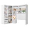 Guarda-roupa Modulado Florença 6 Portas - Mdf - Moval - 4