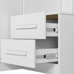 Conjunto Modulado Florença 192x173cm 6 Portas Branco Moval - 6