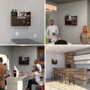 Ver imagem 2 de Bar Barzinho Adega Parede: Elegância compacta no cantinho do guerreiro!