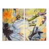 Kit 2 Telas Decorativas Flor Abstrata - 1