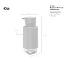 Ver imagem 2 de Dispenser de Detergente Premium Trium 500ml Branco:Branco