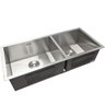 Cuba Dupla Inox 304 Quadrada Gourmet Plana Cozinha 880x400 Assimétrica com Acessórios EuroCubas SQ90 - 5