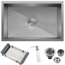 Cuba Inox 304 Quadrada Gourmet Plana Cozinha 700x400 com Acessórios EuroCubas SQ700 - 1