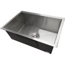 Ver imagem 3 de Cuba Inox 304 Quadrada Gourmet Plana Cozinha 700x400 com Acessórios EuroCubas SQ700
