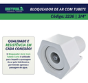 Ver imagem 3 de Bloqueador de Ar com Tubete 3/4" Curto Branco Estrela 2236