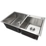 Cuba Dupla Inox 304 Quadrada Gourmet Plana Cozinha 780x450 com Válvula EuroCubas SQ804 - 3