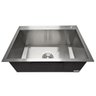Cuba Inox 304 Quadrada Gourmet Plana Cozinha 700x450 com Válvula EuroCubas SQ704 - 2