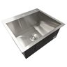 Cuba Inox 304 Quadrada Gourmet Plana Cozinha 500x450 com Válvula EuroCubas SQ504 - 4