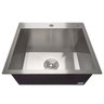 Cuba Inox 304 Quadrada Gourmet Plana Cozinha 500x450 com Válvula EuroCubas SQ504 - 2