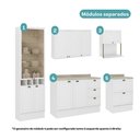 Ver imagem 4 de Armário de Cozinha Completa C Balcão Milla Muse Carraro Branco