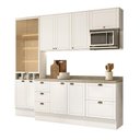 Ver imagem 2 de Armário de Cozinha Completa C Balcão Milla Muse Carraro Branco
