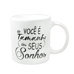 Caneca De Cerâmica Frase Voce E Do Tamanho 300 Ml - 2