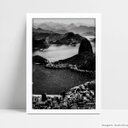 Ver imagem 1 de Quadro Decorativo Monumento Niterói - Branco - 30x40cm