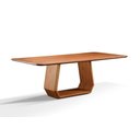 Ver imagem 1 de Mesa de Jantar 6 Lugares 180cm x 105cm Tampo Madeira