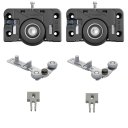Ver imagem 1 de Kit para Porta de Correr Ro 50 4025 Or Sobreposto 50kg 1 Porta Rometal Unitário