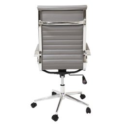 Cadeira de Escritório Presidente Ergonômica Charles Eames Eiffel Stripes Esteirinha - 4