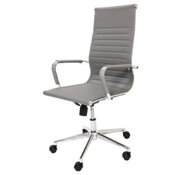 Cadeira de Escritório Presidente Ergonômica Charles Eames Eiffel Stripes Esteirinha - 1