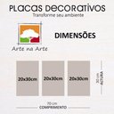 Ver imagem 2 de Kit Placas Quadros Decorativos 3 Peças 20x30 Hora do Café