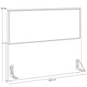 Ver imagem 5 de Cabeceira Box Casal com Tachas 160 Cm Vicenza L02 Couríssimo Casco Fendi - Lyam Decor