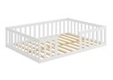 Ver imagem 2 de Cama Montessoriana Casal Nemargi Madeira Maciça com Grade Branco