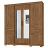 Guarda Roupa 6 Portas Com Espelho Aracaju Naturale 906022 - 1