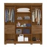 Guarda Roupa 6 Portas Com Espelho Aracaju Naturale 906022 - 2