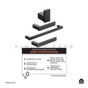 Ver imagem 2 de Acessórios para Banheiro 4 Peças Aço Inox 304 São Domingos Pingoo.casa - Preto