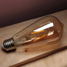 Kit 5 Lâmpada Filamento Led Retrô Decoração Vintage 4w Quente St64 Soquete Bocal E27 - 6