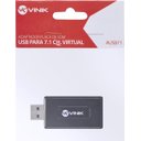Ver imagem 7 de ADAPTADOR PLACA DE SOM USB 7.1 CANAIS VIRTUAL AUSB71