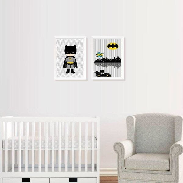 Kit Dois Quadros Batman KID - 5