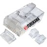 50 Conector Rj45 Macho Cat6 Furukawa Gigalan Keystone Novo - 1