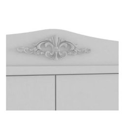 Guarda-Roupa Roupeiro Elô Branco 4 Portas - Móveis Peroba - 3