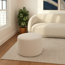 Ver imagem 1 de Puff Puf Banqueta Redondo Linho Bege