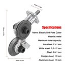 Ver imagem 3 de Cortador Ferramenta de Corte Rápido Chapas Ferro Alumínio