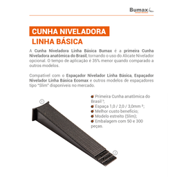 Cunha Niveladora Linha Básica - 500 Peças - 4