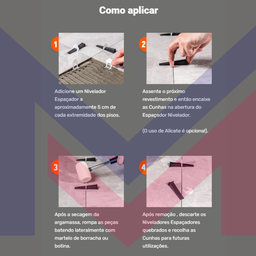 Cunha Niveladora Linha Básica - 500 Peças - 2