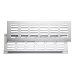 Grade Ventilação Alumínio Fosco Retangular 5x20cm - 1