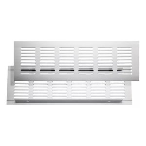 Grade Ventilação Alumínio Fosco Retangular 5x20cm