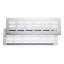 Ver imagem 1 de Grade Ventilação Alumínio Fosco Retangular 5x20cm