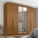 Ver imagem 6 de Guarda Roupa Casal 6 Portas com Espelho Monumento 272 cm Cinamomo Zanz